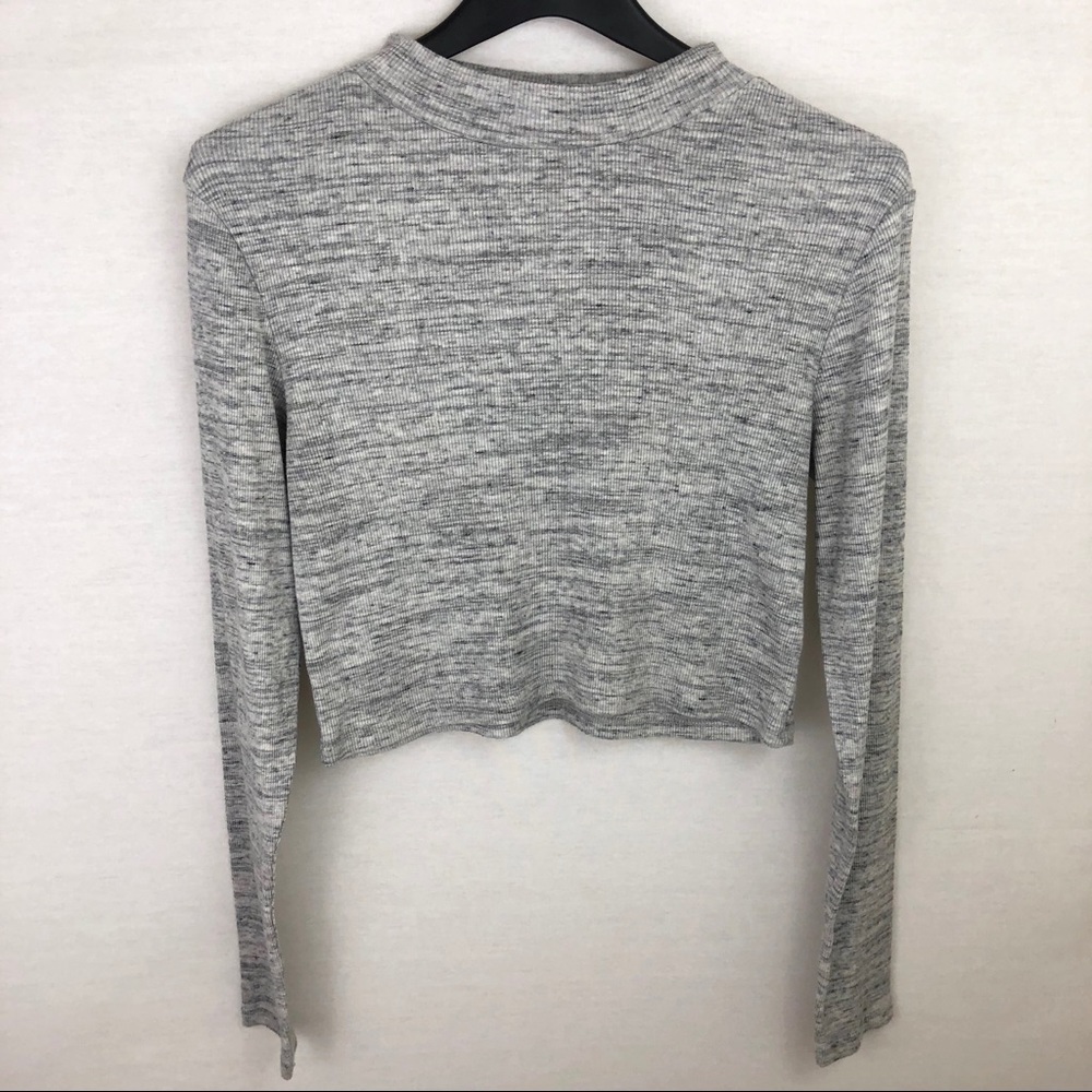 H&M long sleeve crop top